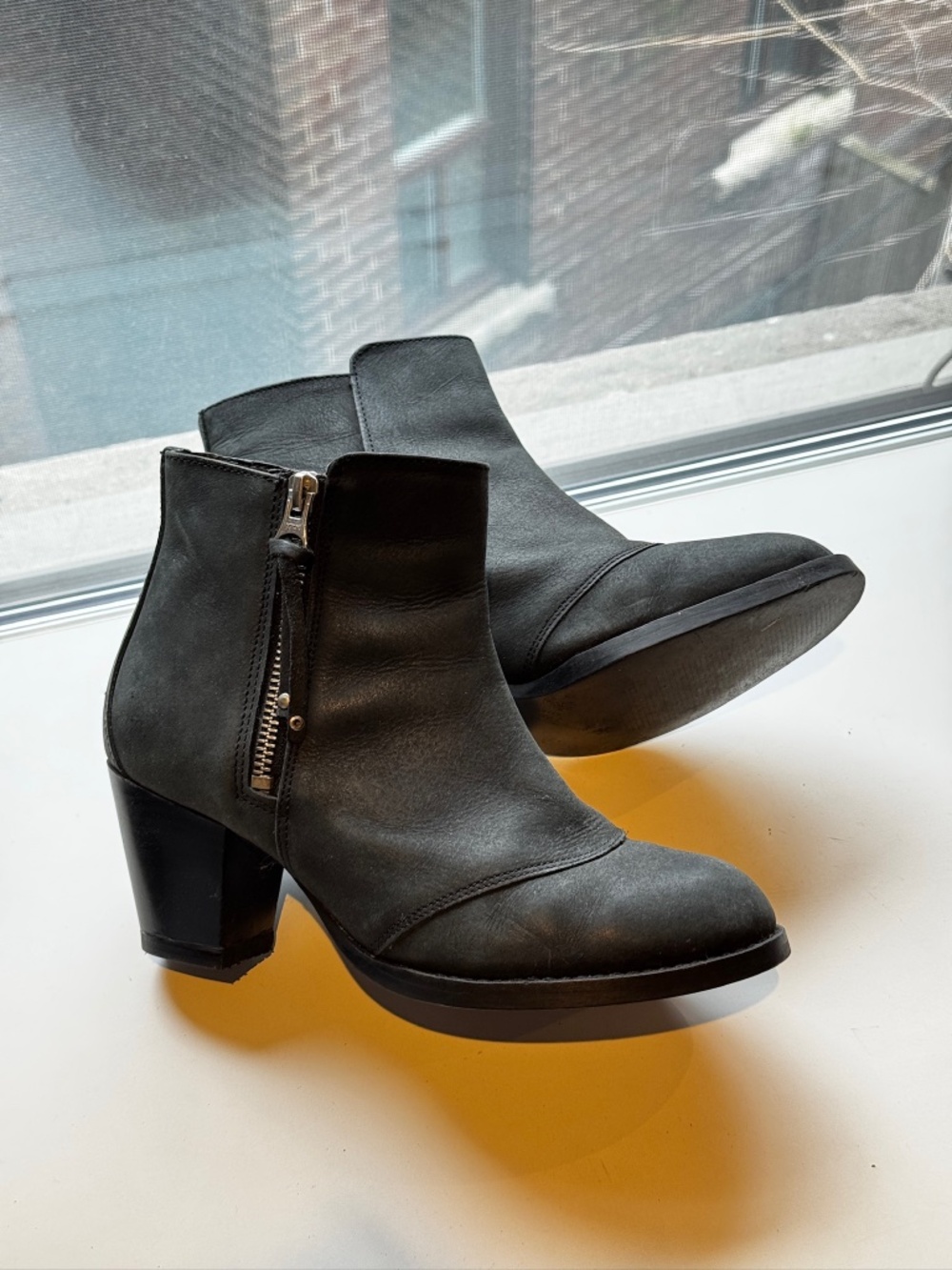 Topshop Micro Suede Heel